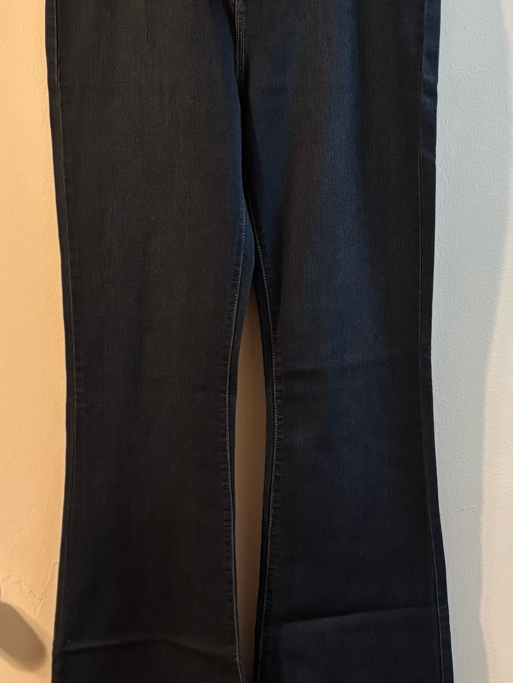 Fashion Nova Women's Blue Wide Leg Flare Jeans